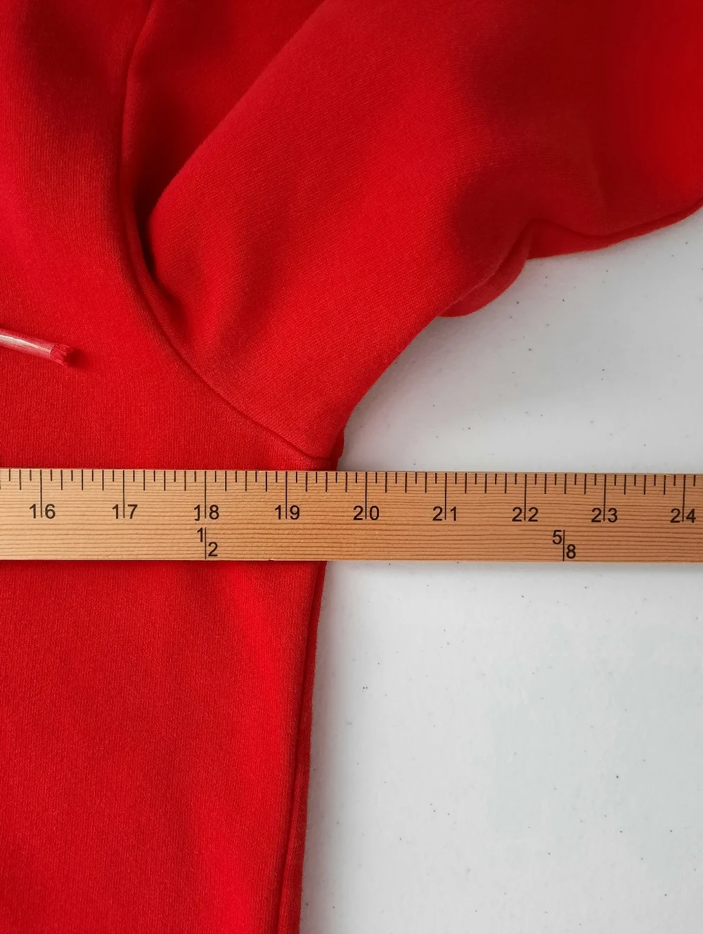 Adidas Men's Red Cotton Blend Hoodie size Small